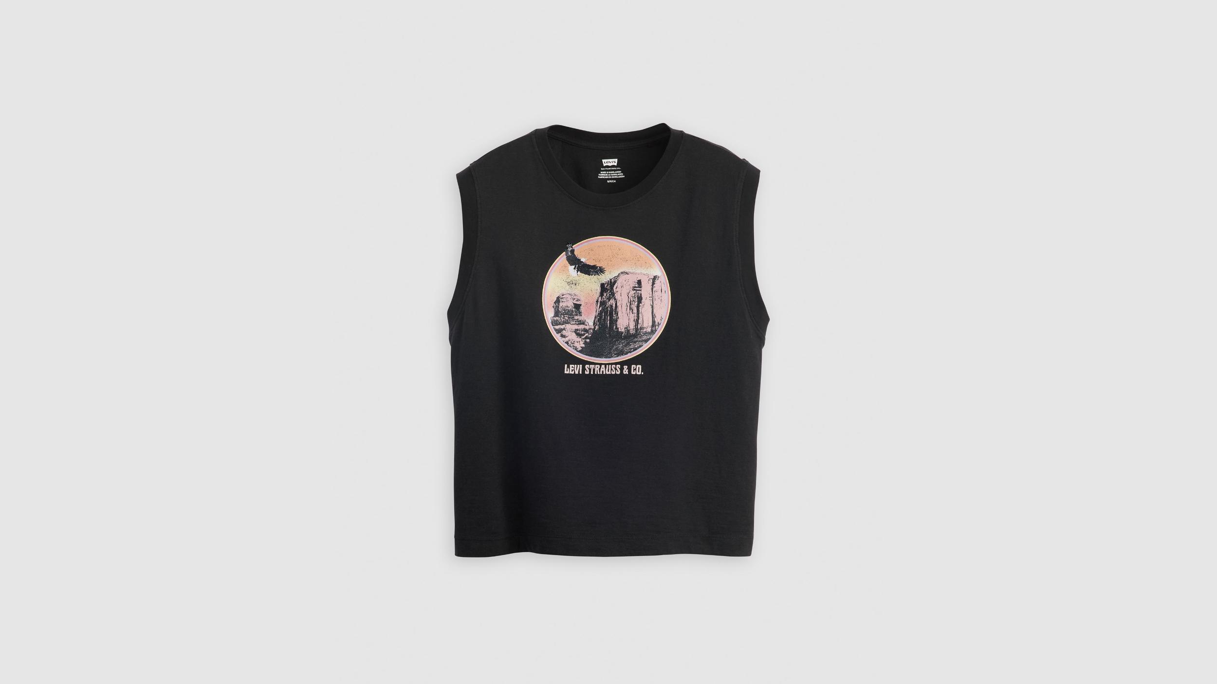 Graphic Boxy Tank Top Product Image