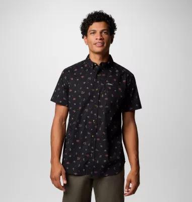 Columbia Men's Rapid Rivers Printed Short Sleeve Shirt Tall- Product Image