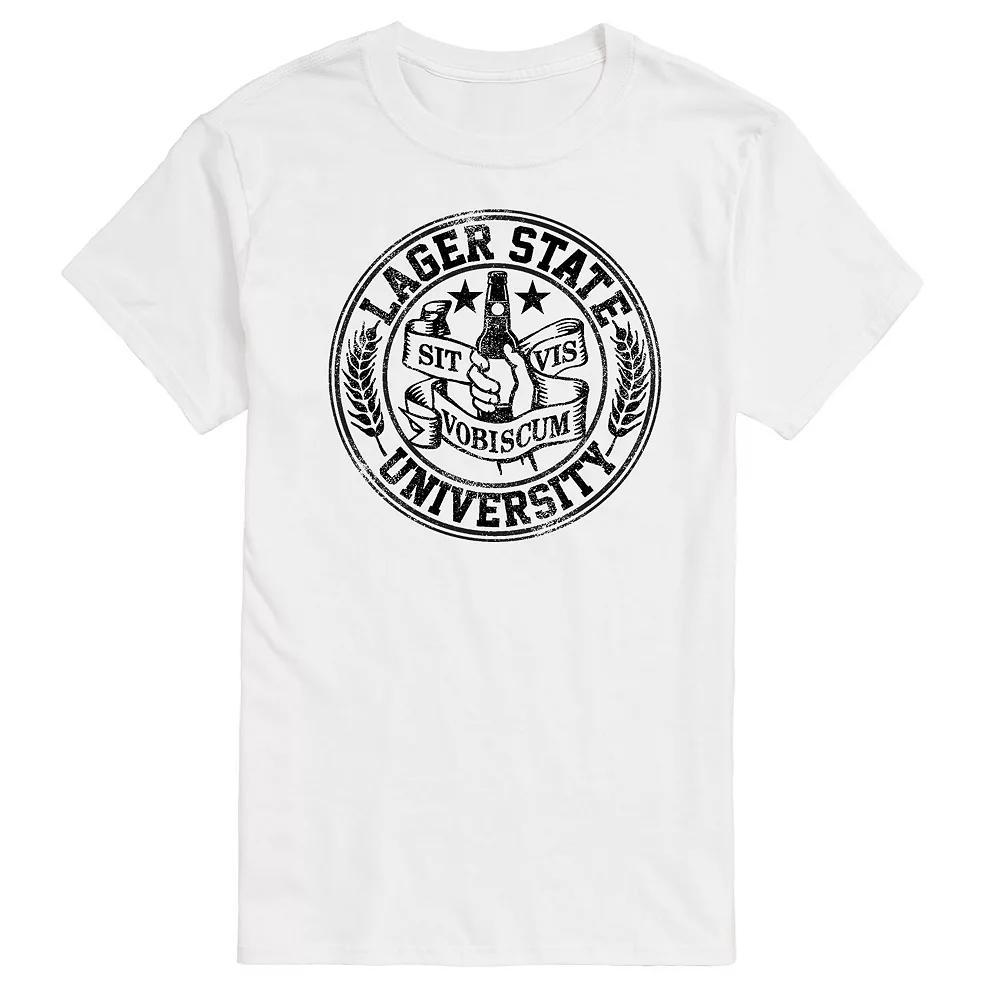 Men's Lager State Graphic Tee, Size: Small, White Product Image