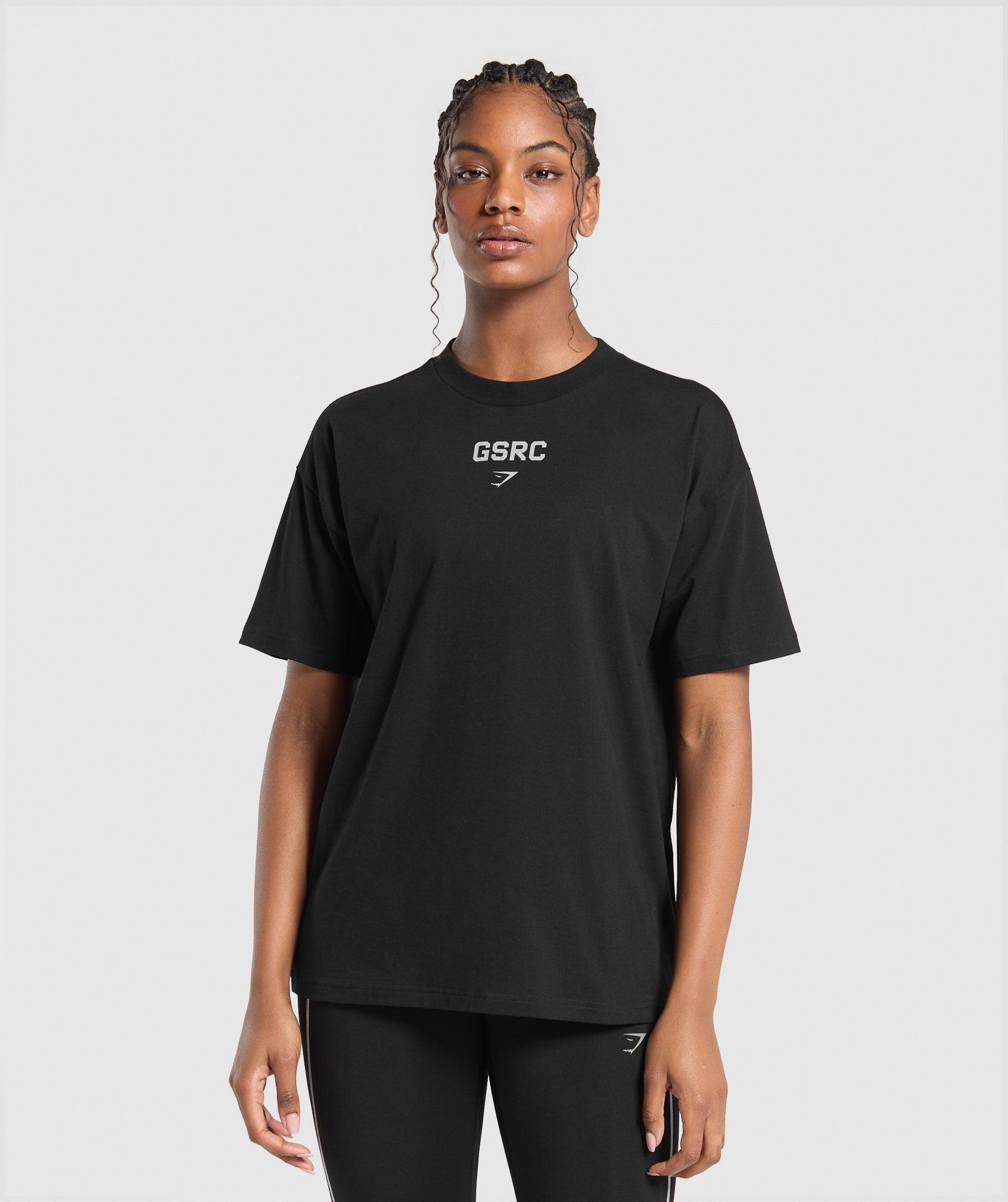 Running Graphic Oversized T-Shirt Product Image