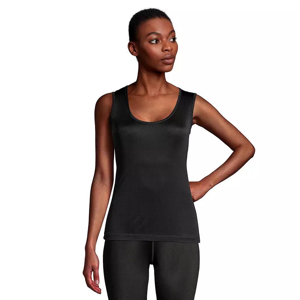Women's Lands' End Silk Interlock Tank Undershirt,  Product Image