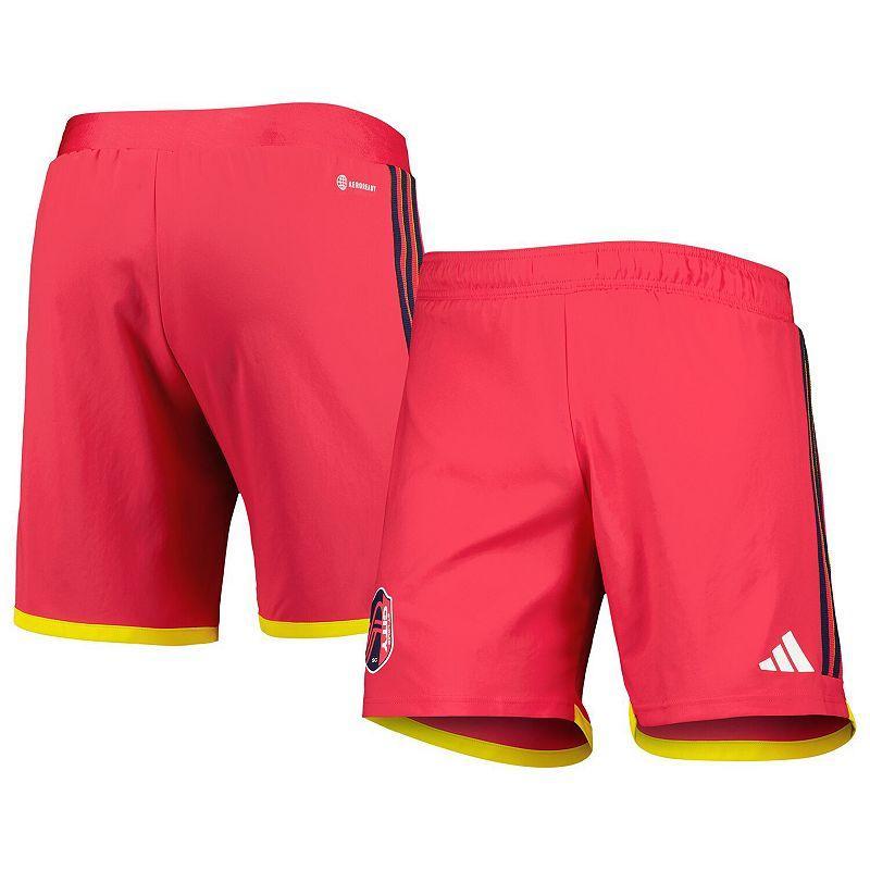 Men's adidas Red St. Louis City SC 2023 Away AEROREADY Authentic Shorts, Size: 2XL, Slc Red Product Image