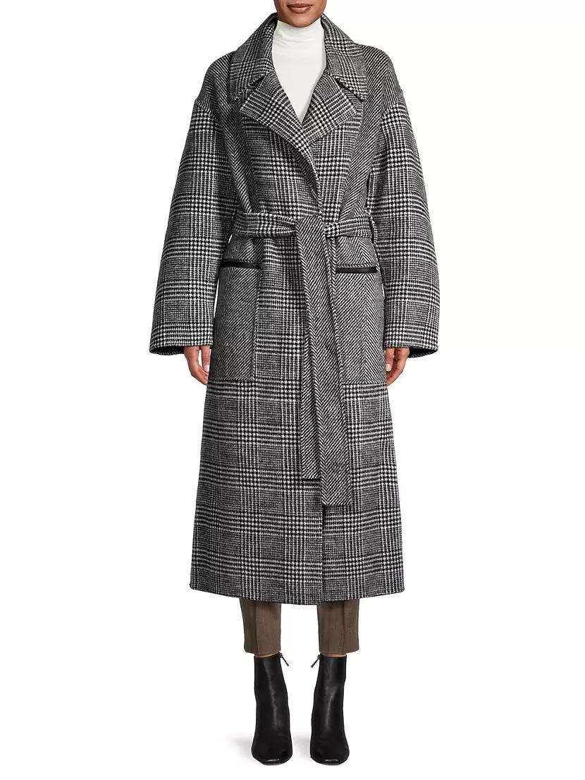 Kate Tweed Wrap Coat Product Image