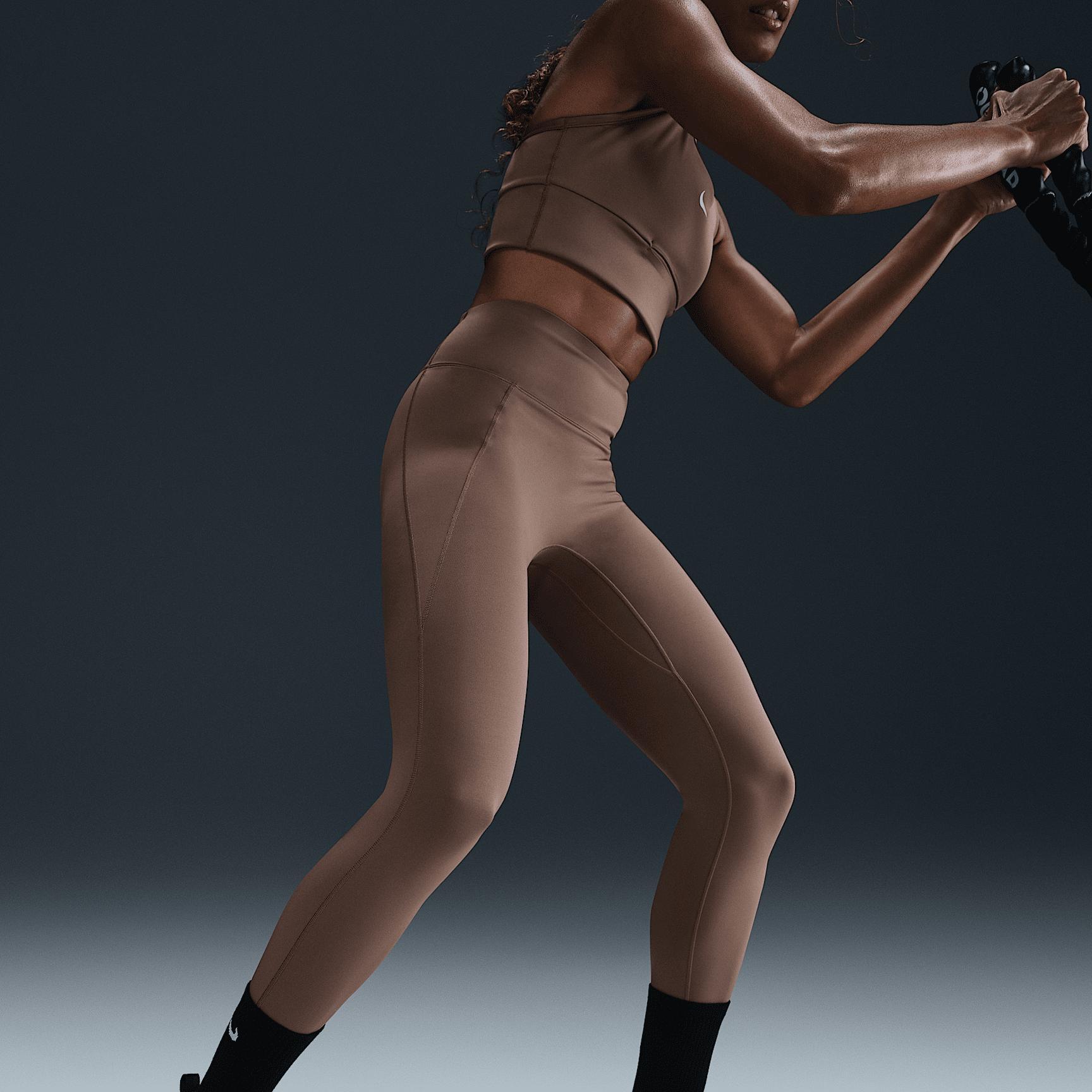 Nike Women's Universa High-Waisted 7/8 Leggings with No Front Seam Product Image