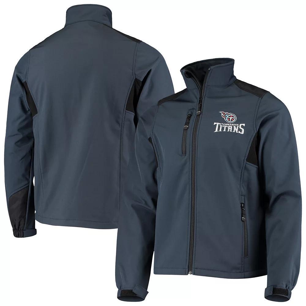 Men's Dunbrooke Navy Denver Broncos Circle Softshell Fleece Full-Zip Jacket,  Product Image