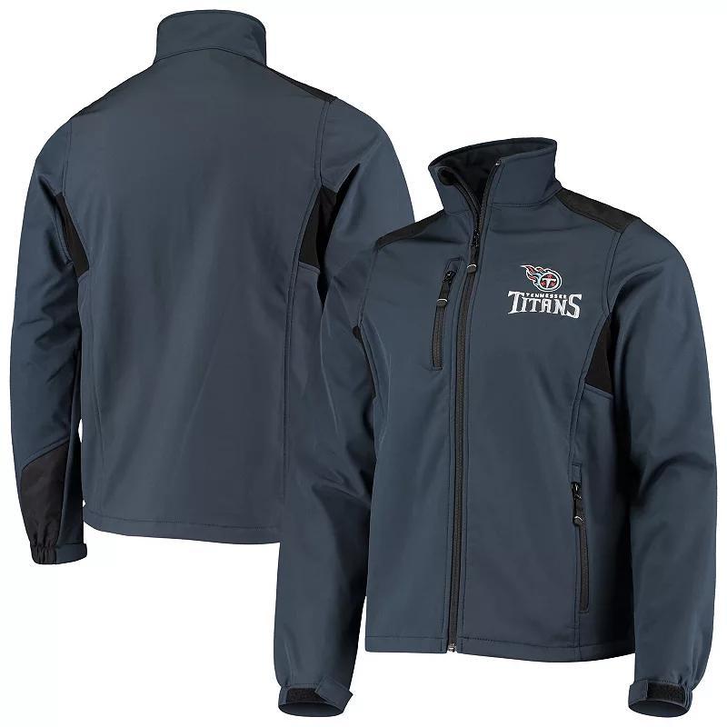 Men's Dunbrooke Navy Denver Broncos Circle Softshell Fleece Full-Zip Jacket,  Product Image