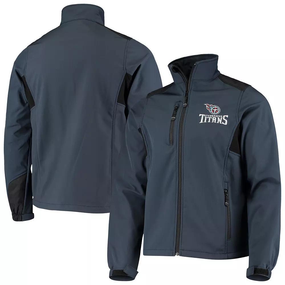 Men's Dunbrooke Navy Denver Broncos Circle Softshell Fleece Full-Zip Jacket,  Product Image