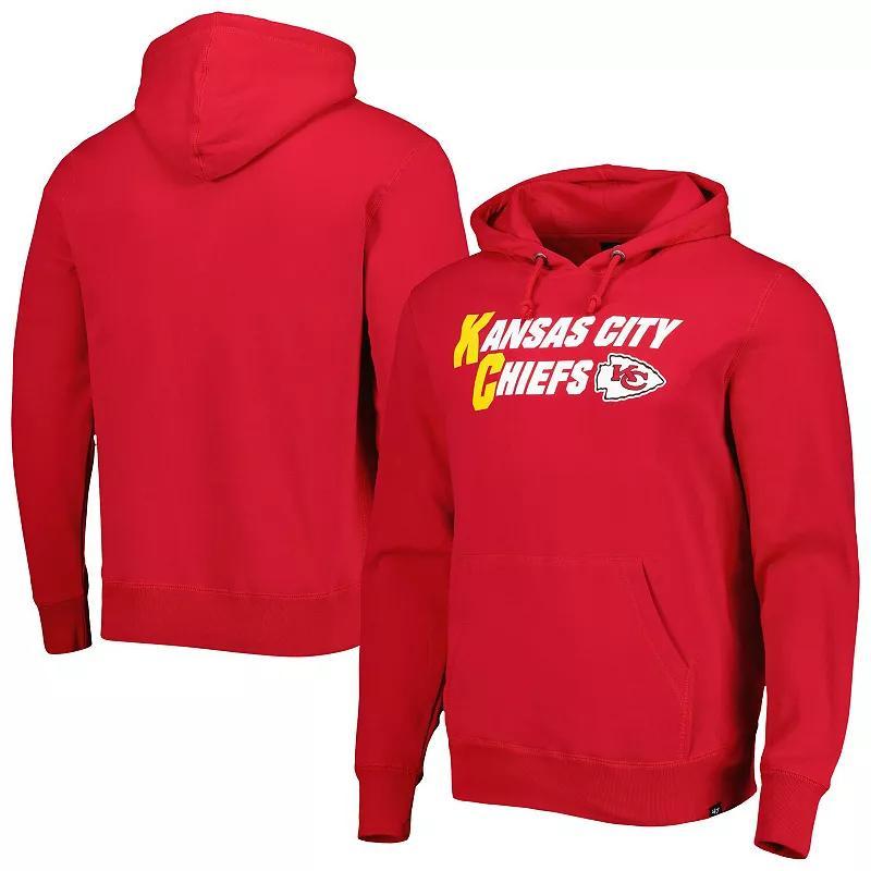 Men's '47 Red Kansas City Chiefs Regional Headline Pullover Hoodie,  Product Image