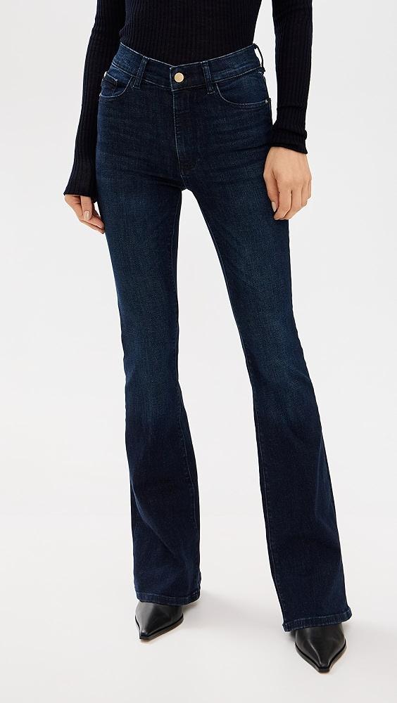 DL1961 Bridget Boot: High Rise Instasculpt Jeans 33" | Shopbop Product Image