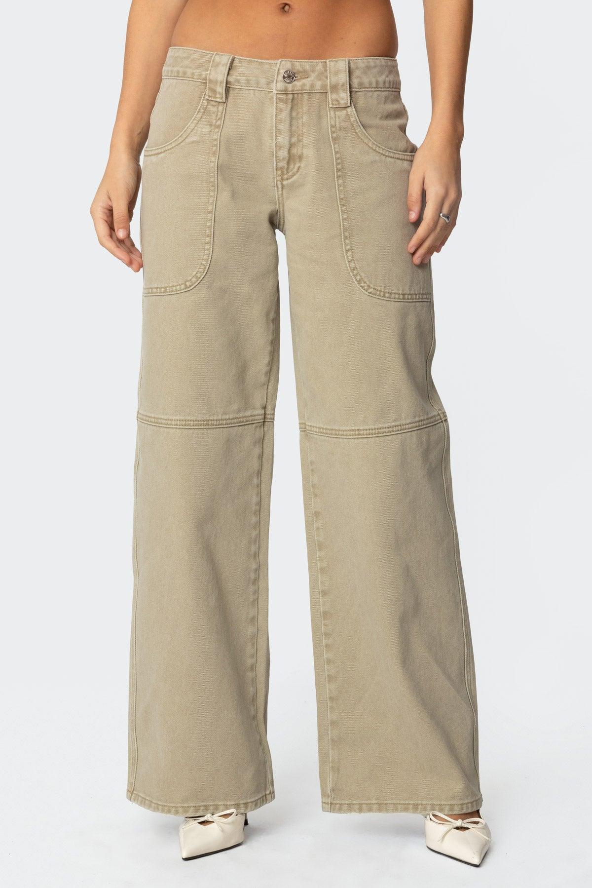 Morgan Low Rise Carpenter Jeans Product Image