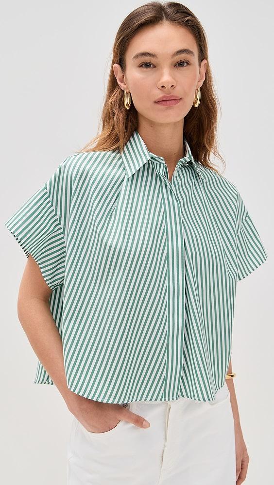 rag & bone Martha Poplin Top | Shopbop Product Image