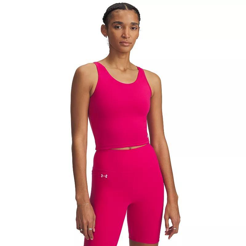Womens Under Armour Motion Tank Top Shaded Pink Product Image