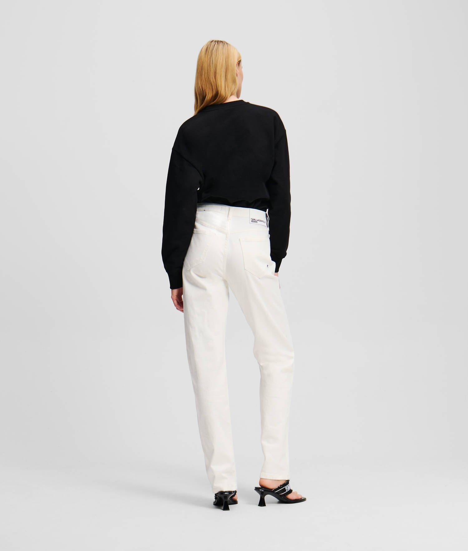 HIGH-RISE STRAIGHT JEANS Product Image