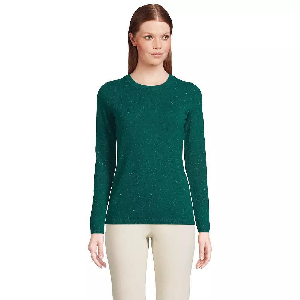Petite Lands' End Crewneck Cashmere Sweater, Women's,  Product Image