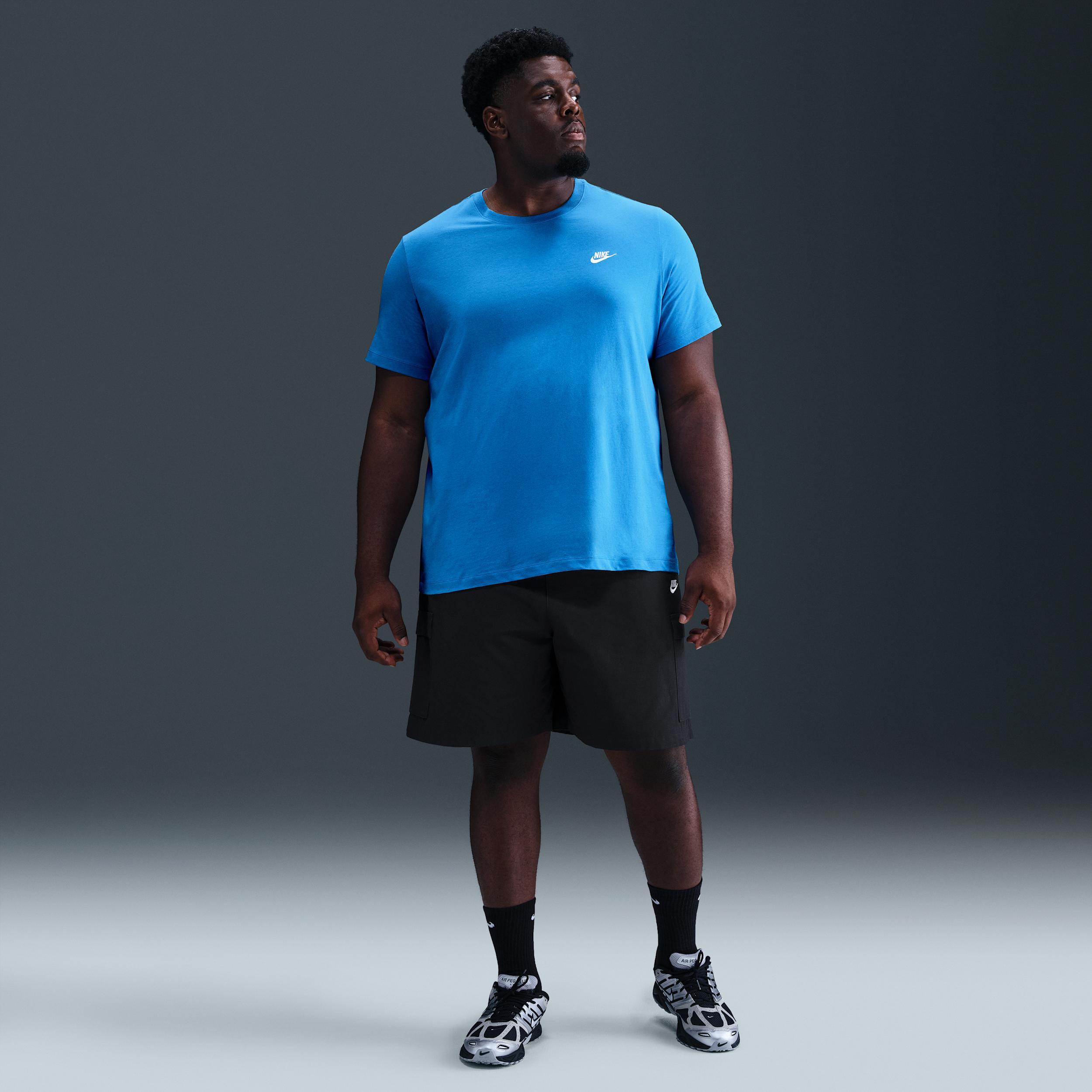 Mens Nike Sportswear Club T-Shirt | AR4997-435 Product Image