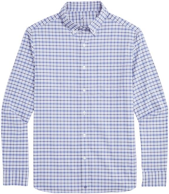 Bellamy Plaid Performance Cotton Shirt Product Image