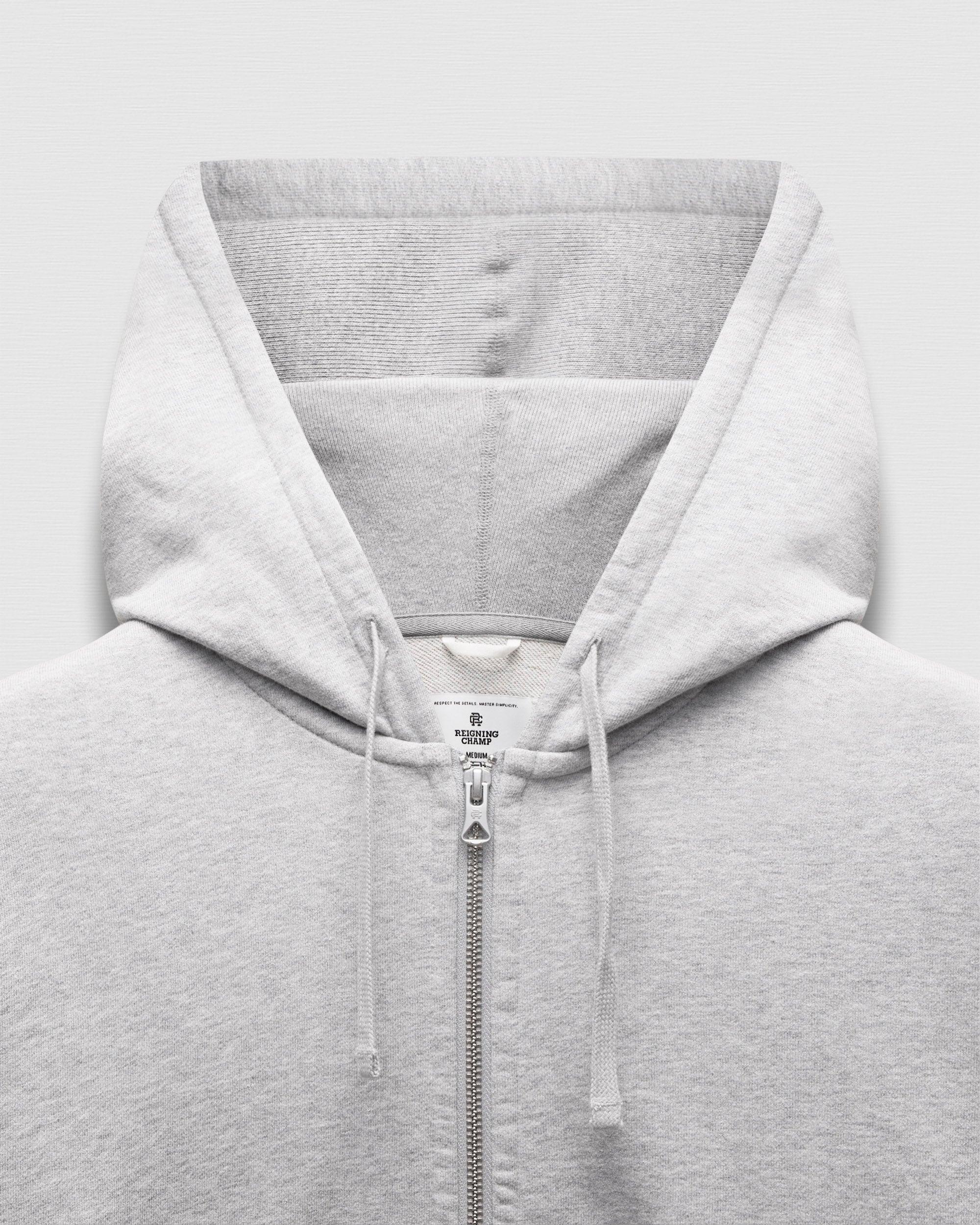 Midweight Terry Standard Zip Hoodie Male Product Image