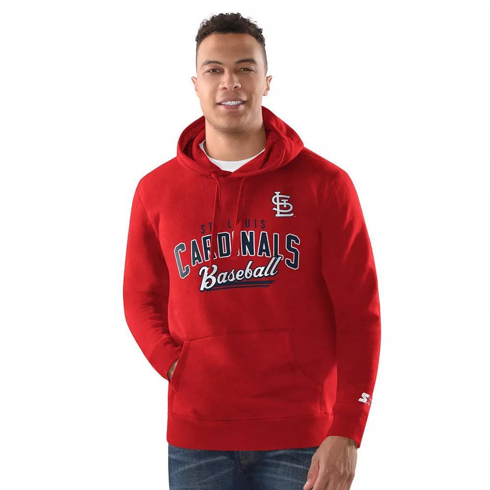 Men's Starter Red St. Louis Cardinals Classic Pullover Hoodie,  Product Image
