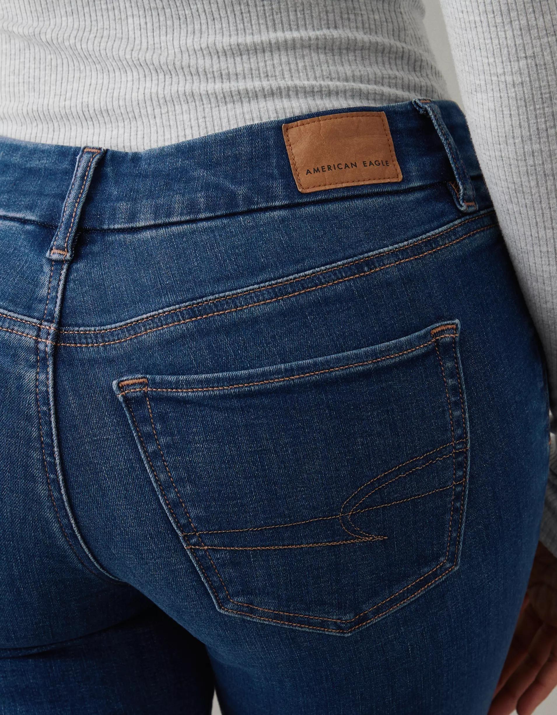 AE Next Level Curvy Low-Rise Kick Bootcut Jean Product Image