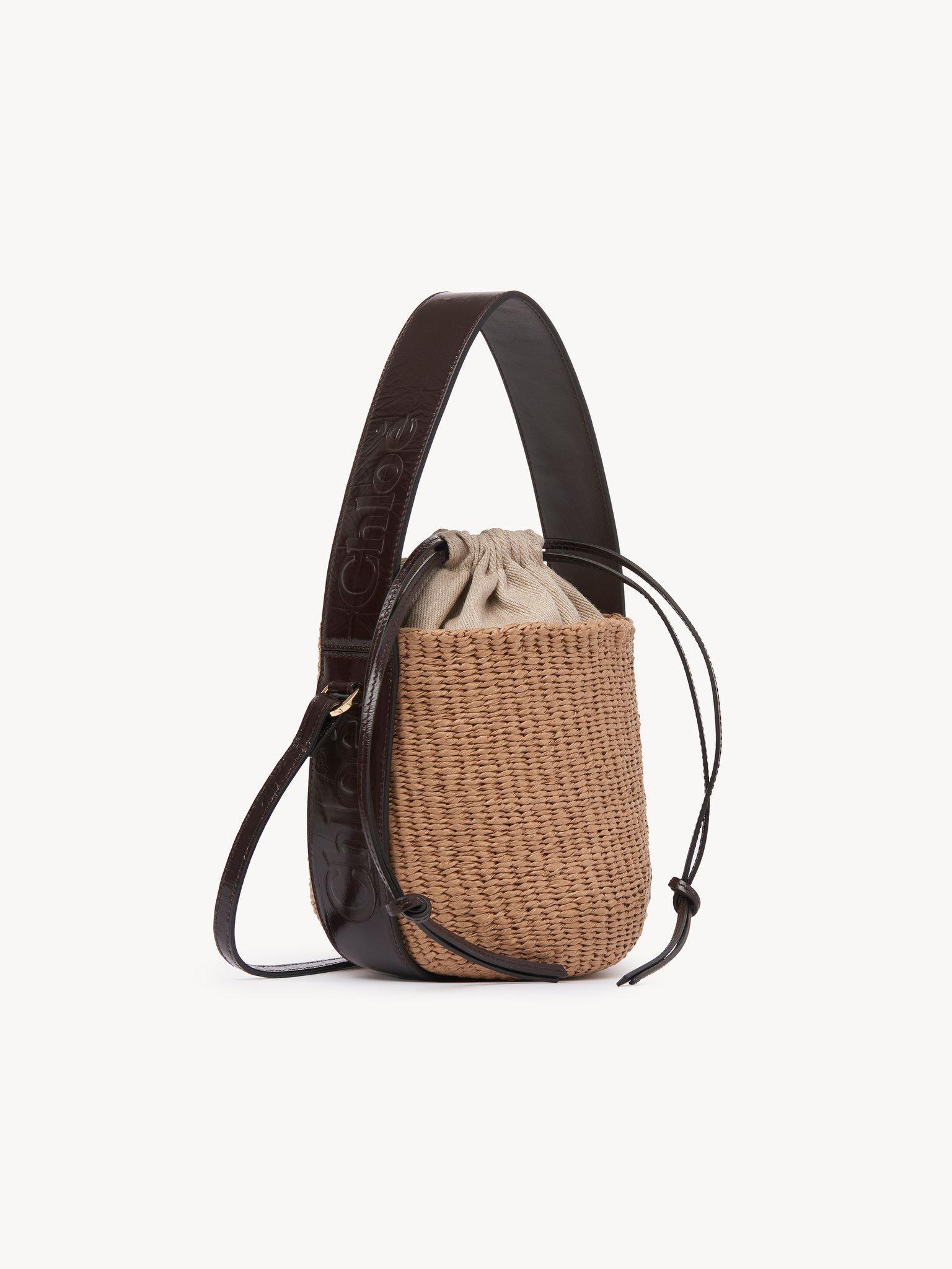 Small Woody basket in natural fibers Product Image