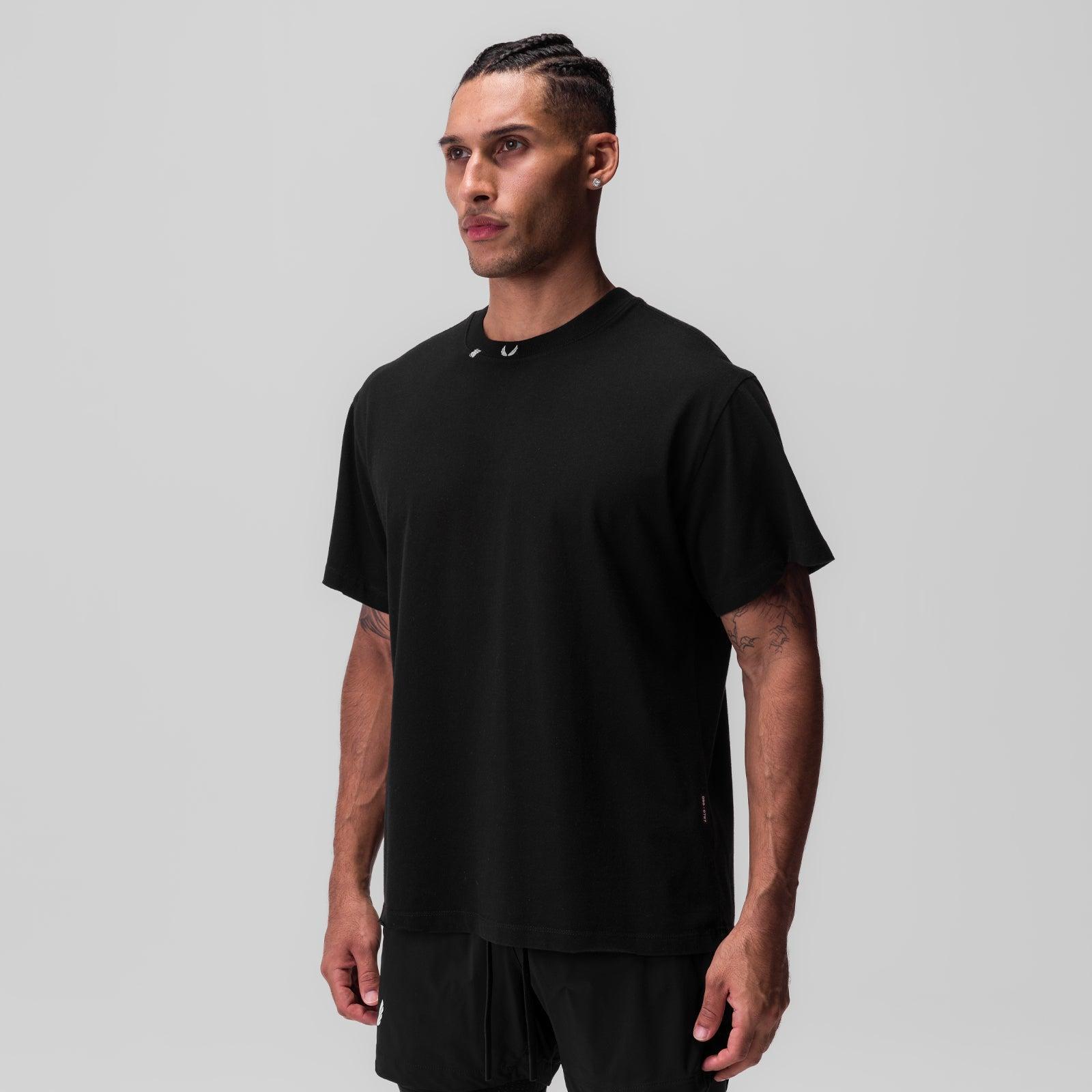 0797. Tech Essential™ Relaxed Tee - Black Product Image