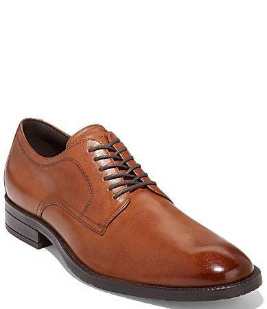 Cole Haan Mens Modern Essentials Plain Toe Leather Oxfords Product Image