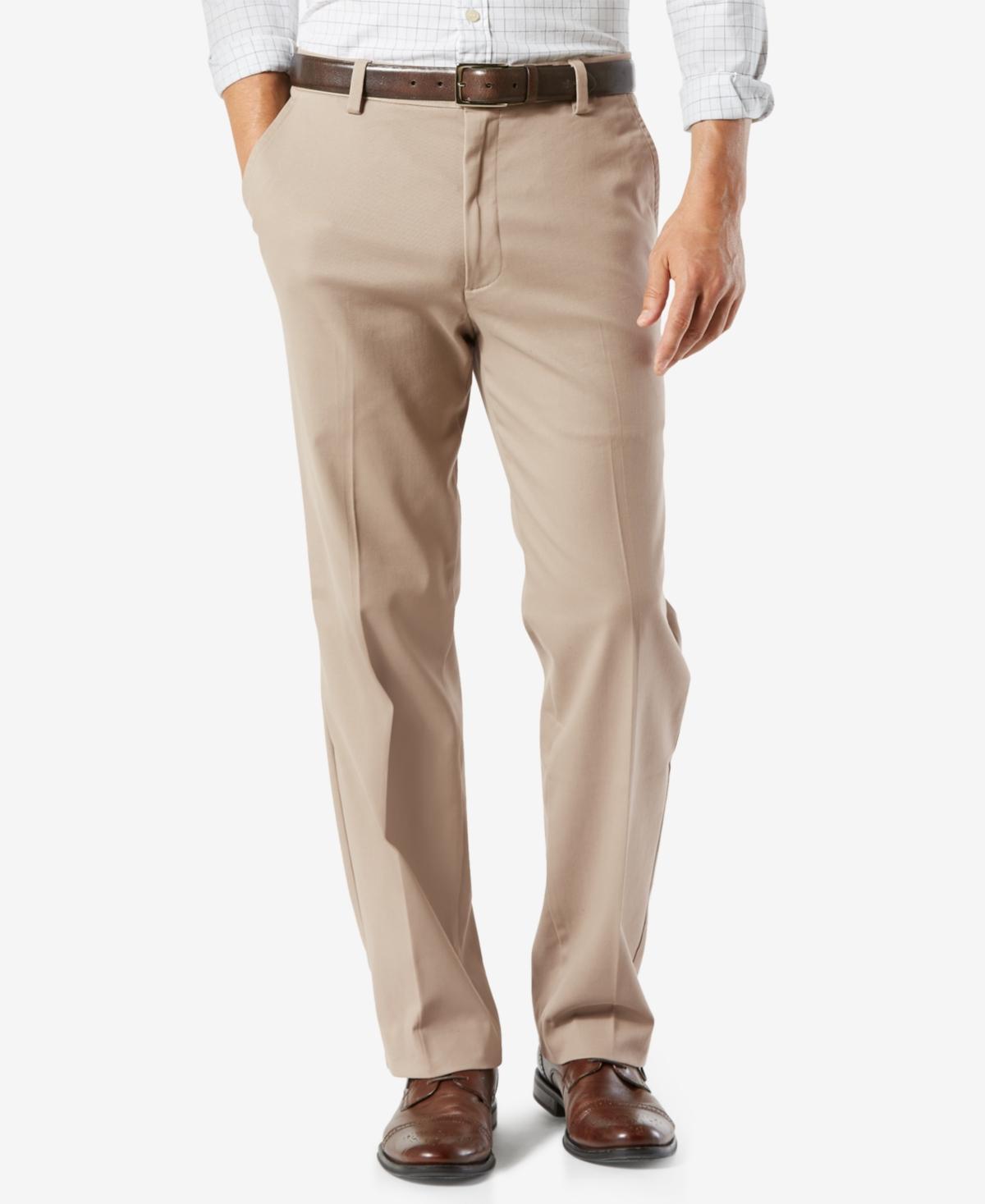 Big & Tall Dockers® Stretch Easy Khaki Classic-Fit Flat-Front Pants, Men's, Size: 46X29, Black Product Image