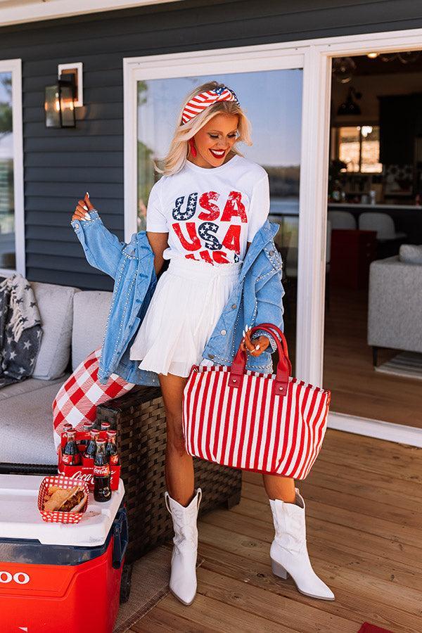 USA Stars Graphic Tee Product Image