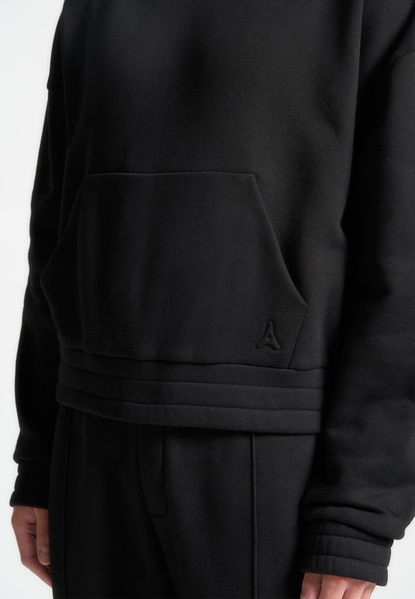 Gérard - Cropped Hoodie - Black Male Product Image
