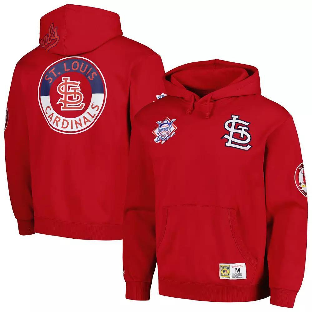 Men's Mitchell & Ness Red St. Louis Cardinals City Collection Pullover Hoodie,  Product Image