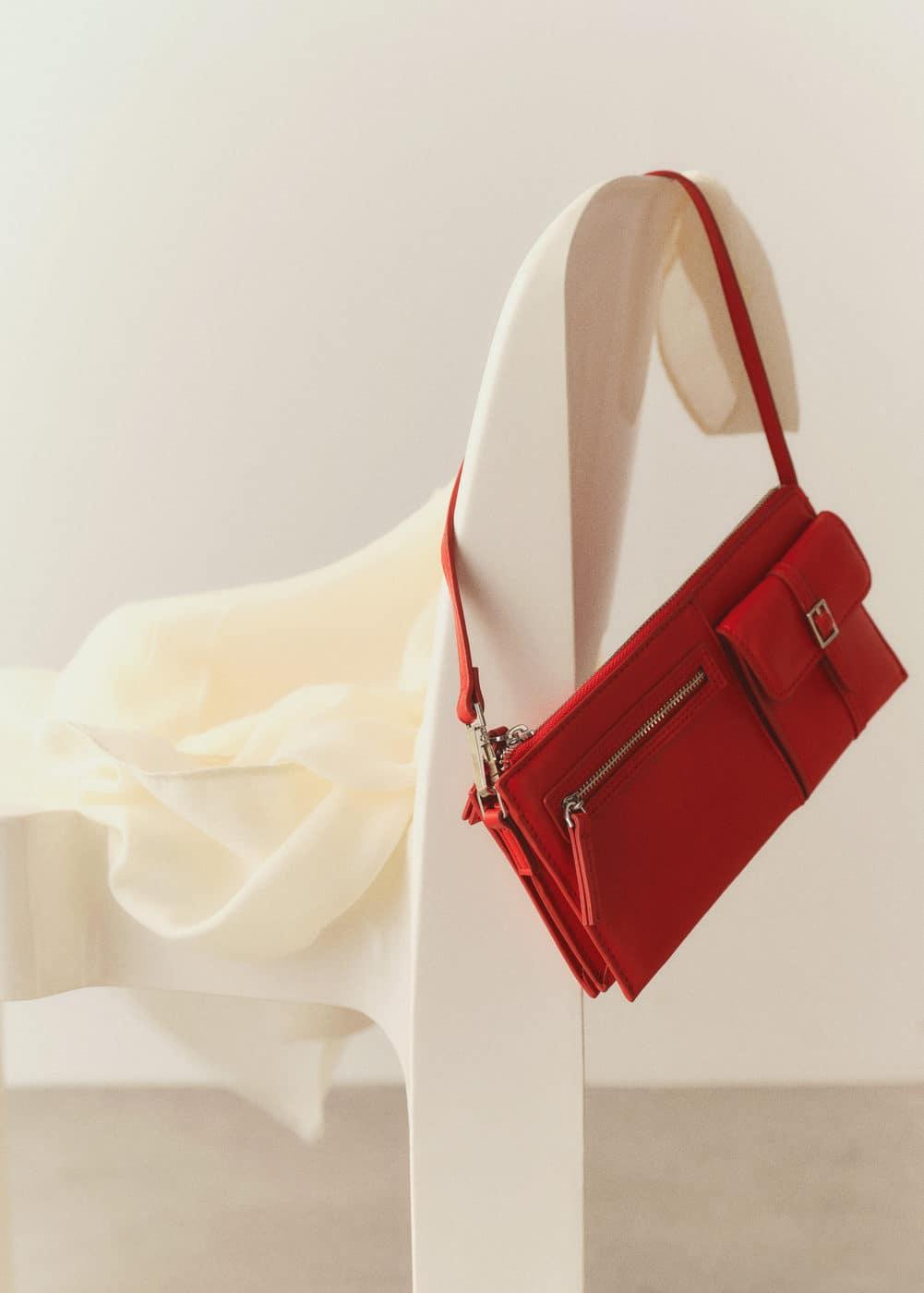 Shoulder bag with pockets - Women | MANGO USA Product Image