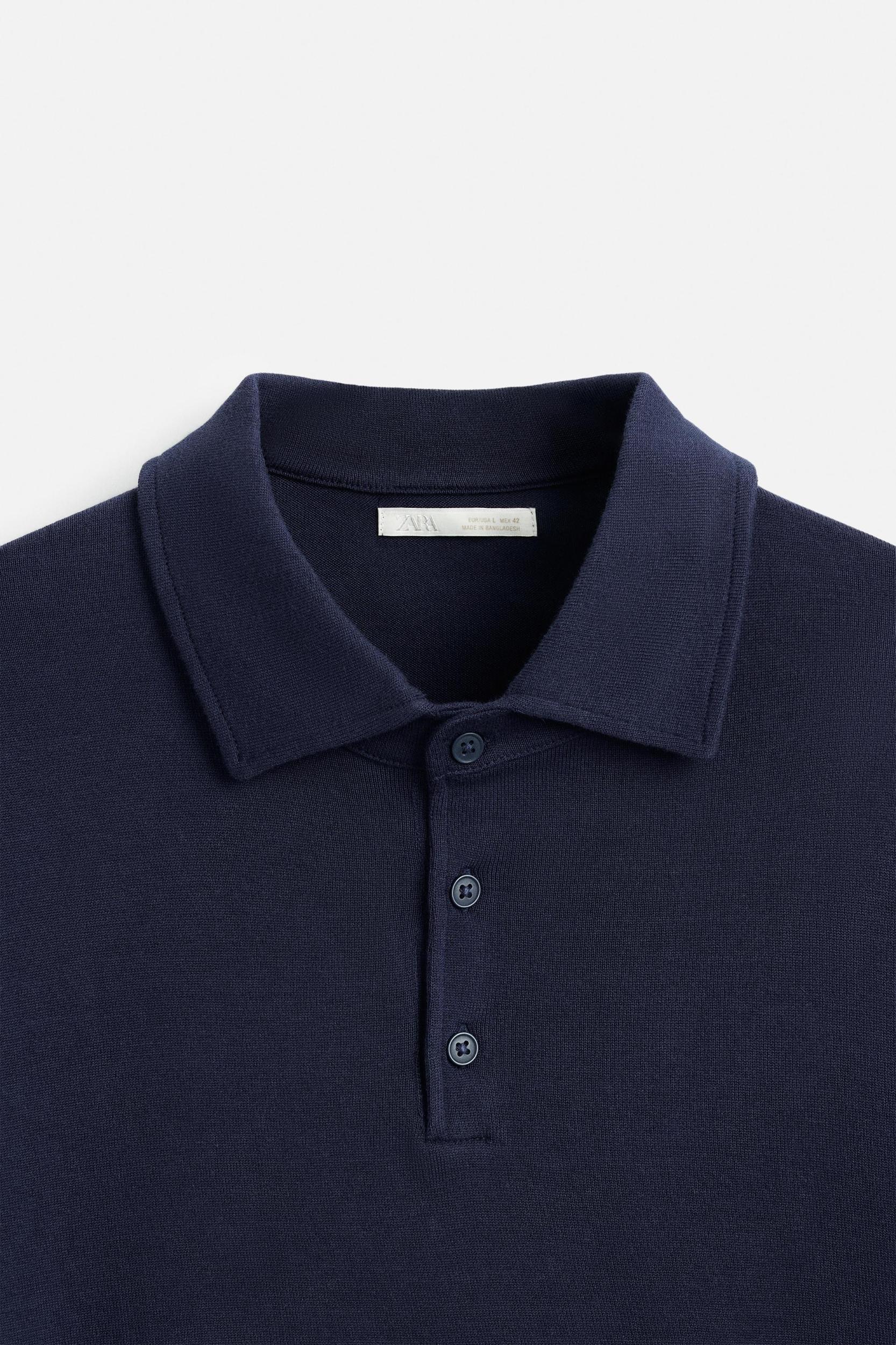 KNIT COTTON POLO SHIRT Product Image