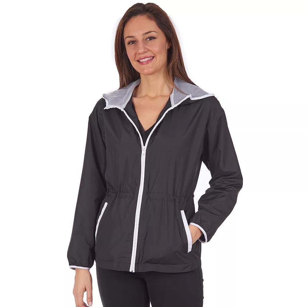 Womens Fleet Street Hooded Mesh Jacket Product Image