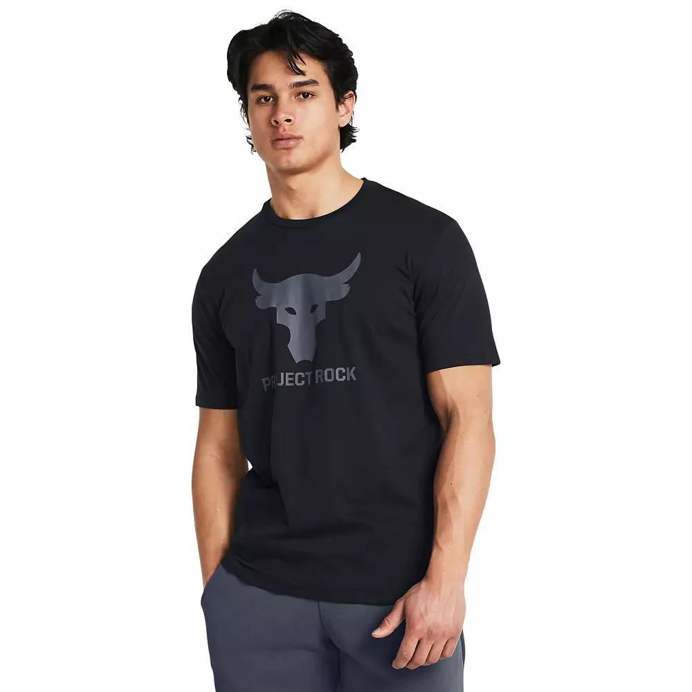 Men's Under Armour Project Rock Payoff Graphic Short Sleeve Tee, Size: XXL, Black Product Image