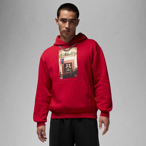 Jordan Mens Jordan Jumpman Chimney Fleece Pullover - Mens Product Image