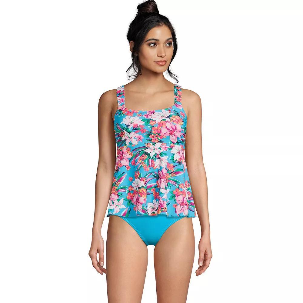 Women's Lands' End Flutter Empire UPF 50 Tankini Swimsuit Top,  Product Image