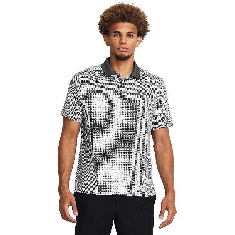 Mens Under Armour Matchplay Printed Polo Product Image