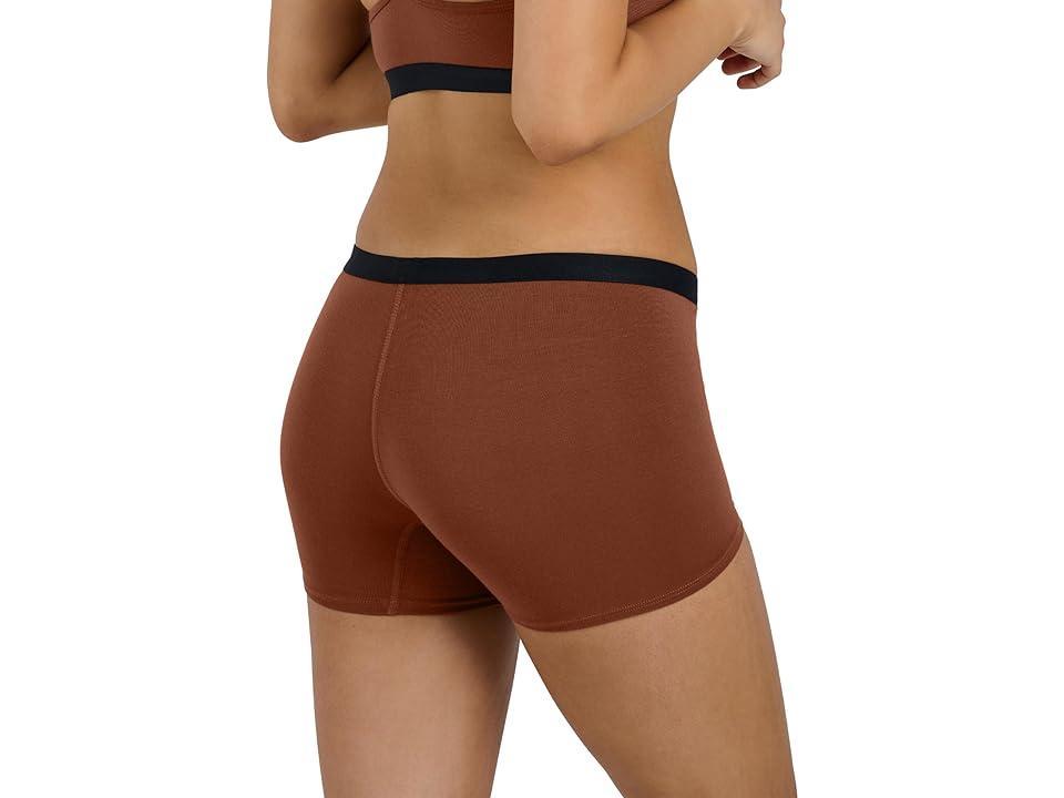 MeUndies Feel Free Boyshorts (Cedar Wood) Women's Lingerie Product Image