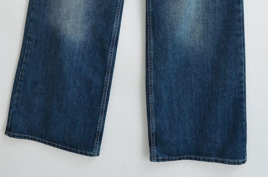 Washed Loose Fit Jeans Product Image