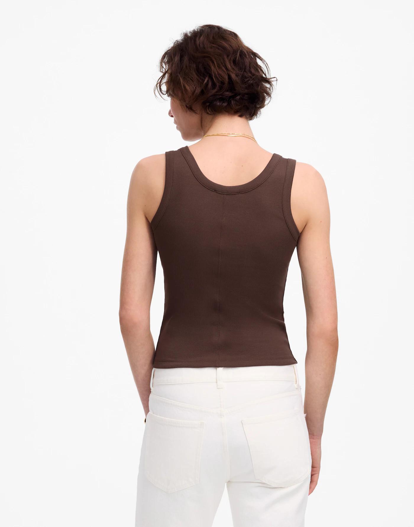 (Re)generative Cotton Ribbed Scoopneck Tank Product Image