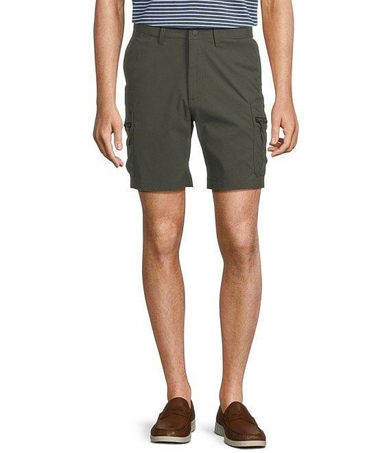 Roundtree & Yorke Performance Classic Fit Flat Front 9#double; Cargo Shorts Product Image