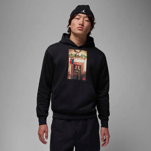 Jordan Mens Jordan Jumpman Chimney Fleece Pullover - Mens Product Image