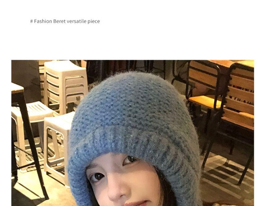 Plain Knit Hat Product Image