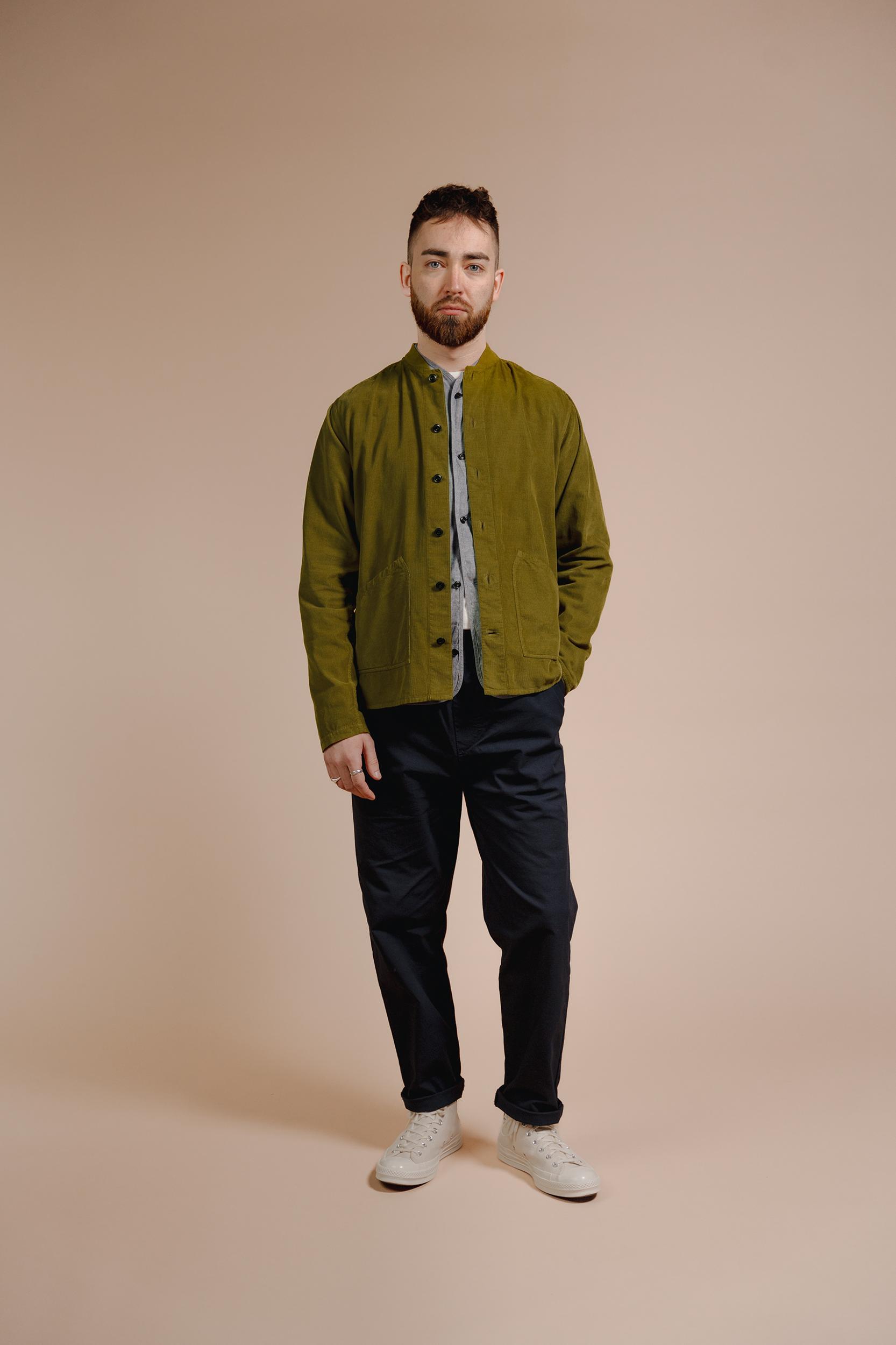 Organic Cord Baseball Overshirt Product Image