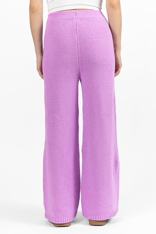 Cozy For Keeps Lavender Lounge Pants FINAL SALE Product Image