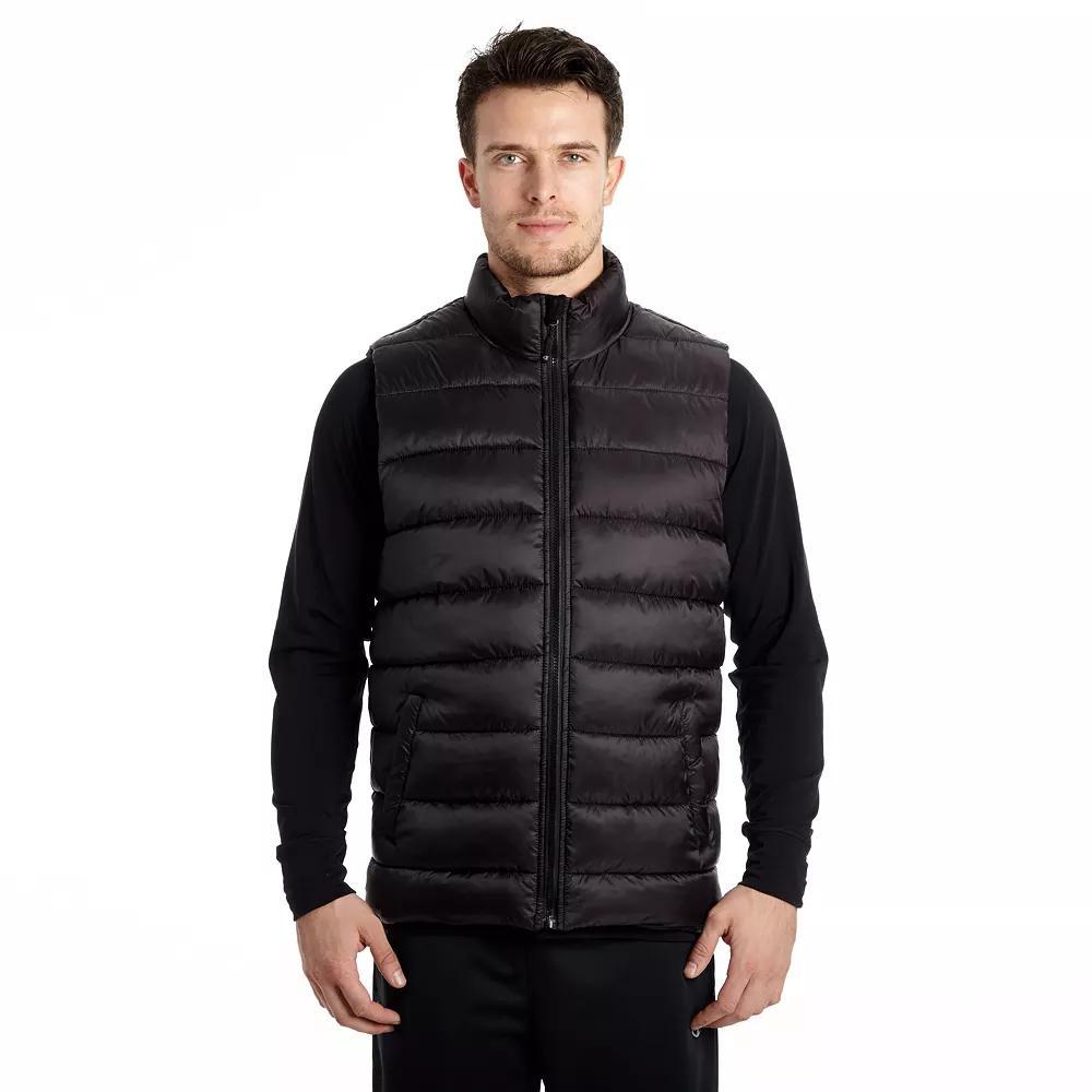 Big & Tall Excelled Insulated Puffer Vest, Men's, Size: 4XL, Black Product Image