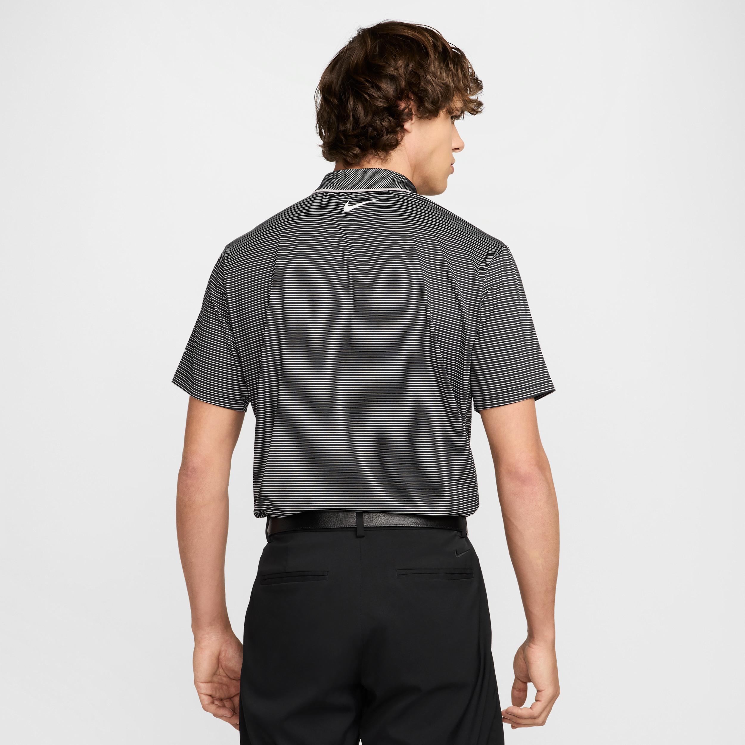 Nike Mens Tour Dri-FIT Striped Golf Polo | FZ7479-010 Product Image