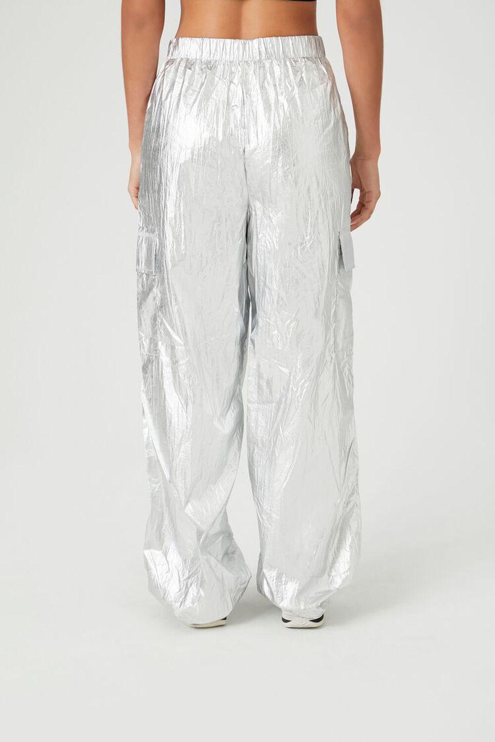 Metallic Cargo Pants | Forever 21 Product Image