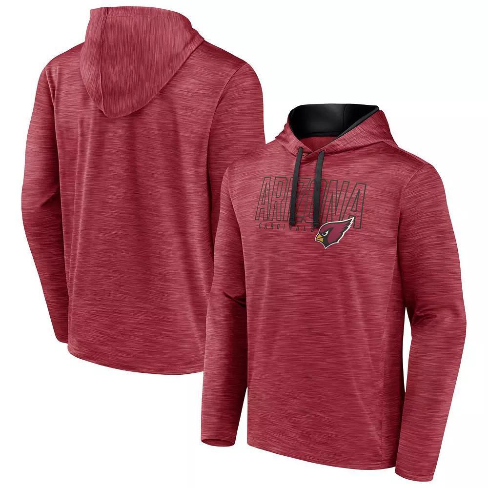 Men's Fanatics Heather Cardinal Arizona Cardinals Hook and Ladder Pullover Hoodie,  Product Image