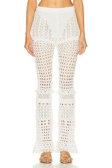 retrofete Kyla Pant in White Product Image